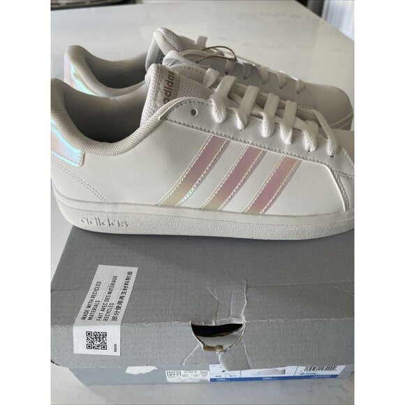 Girl's Athletic adidas Grand Court‎ 2.0 Sneaker Size 7 White NIB GY2326 - Picture 6 of 8